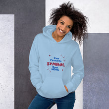 Load image into Gallery viewer, Symbol Customized Unisex Hoodie