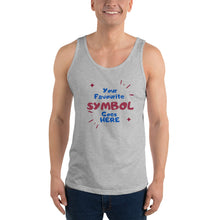 Load image into Gallery viewer, Symbol Customized Unisex Tank Top