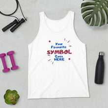 Load image into Gallery viewer, Symbol Customized Unisex Tank Top