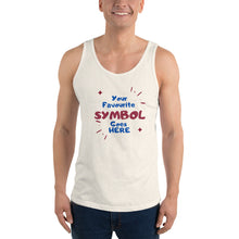 Load image into Gallery viewer, Symbol Customized Unisex Tank Top