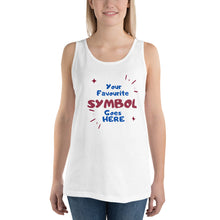 Load image into Gallery viewer, Symbol Customized Unisex Tank Top