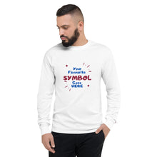 Load image into Gallery viewer, Symbol Customized Men's Champion Long Sleeve Shirt