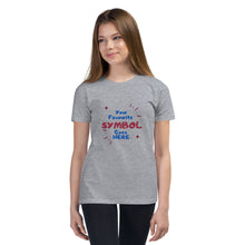 Load image into Gallery viewer, Symbol Customized Youth Short Sleeve T-Shirt