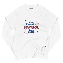Load image into Gallery viewer, Symbol Customized Men's Champion Long Sleeve Shirt
