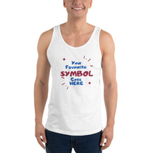 Load image into Gallery viewer, Symbol Customized Unisex Tank Top
